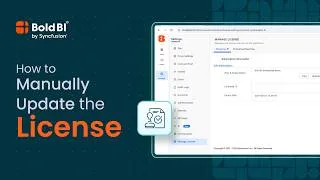 Thumbnail: How to Manually Update the License in Bold BI
