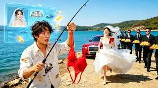 Thumbnail: Broke Guy Fishes Up a CEO's Lingerie! She Marries Him With Billions—He Becomes Heir Overnight!