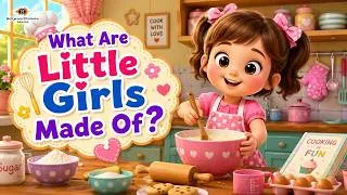 Thumbnail: What Are Little Girls Made Of? | Nursery Rhymes for Kids | Sing Along