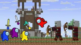 Thumbnail: Pillager Outpost || Among Us ANIMATION vs. Minecraft