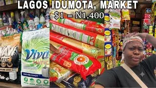 Thumbnail: LAGOS IDUMOTA MARKET🇳🇬:The Worth Of N400,00( $300) Food Items Right Now #groceryshoppinginnigeria 