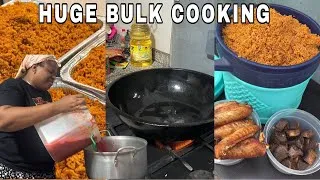 Thumbnail: Massive Cooking, Catering & Frying Vlog: Cooking for 50 People!💃