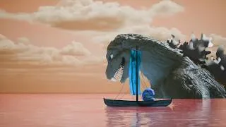 Thumbnail: PACMAN - THE ARRIVAL OF GODZILLA IN THE SEA!! | Animation Sponsored by Gamavisioncsupoeffect