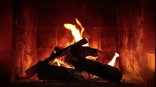 Thumbnail: Real Bonfire Dark Screen 🔥 NO AI Fireplace, 4k Crackling Wood Noise at Night