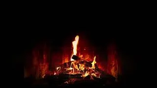 Thumbnail: Real Fireplace 12 Hours 4K 🔥 Crackling Fire Sounds for Deep Sleep & Relaxation