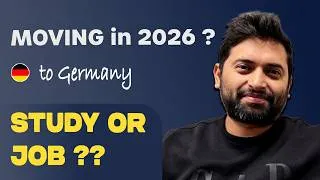 Thumbnail: Study or Work? What's better for Germany 🇩🇪 in 2026