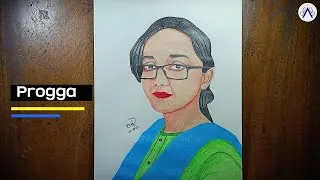 Thumbnail: Realistic Bangladeshi Girl Pencil Drawing | Step by Step Portrait Sketch | BONGO ART BOOK