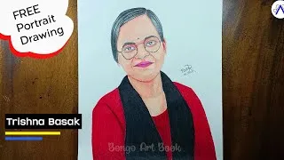 Thumbnail: Realistic Pencil Portrait of My Girlfriend | Emotional Handmade Sketch | BONGO ART BOOK