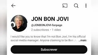 Thumbnail: Warning - Jon Bon Jovi The Fake Account Is Back On July 30, 2025 | Please Report It | Read It 