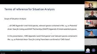 Thumbnail: Virtual Forum CMS Situation Analysis for the East Asian-Australasian Flyway