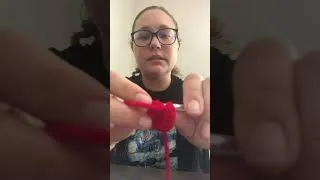 Thumbnail: Beginner left handed crochet tutorial crochet left hand hdc half double crochet square hdc square