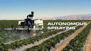 Thumbnail: Autonomous Strawberry Spraying in Action | Amiga Max + OnTarget