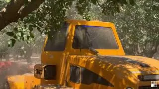 Thumbnail: OMC AR-500 Towing a Sanitation Mower with Sweeper Heads Powered by Bonsai Intelligence