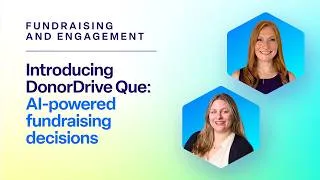 Thumbnail: Introducing DonorDrive Que: AI-powered fundraising decisions