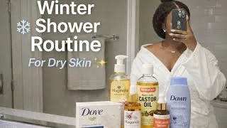 Thumbnail: Ultimate Winter Shower & Skincare Routine For Dry Skin | Hydrating Tips & Oils 🛀🫧