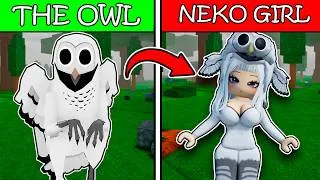 Thumbnail: 99 NIGHTS BUT OWL IS A NEKO GIRL | ROBLOX STORY