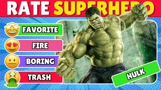 Thumbnail: Who Is The BEST Superhero? 🦸 | Marvel & DC | Ultimate Superhero Tierlist