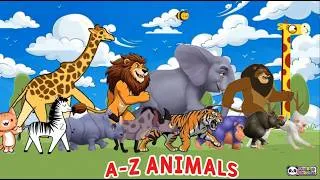 Thumbnail: ABC Animals Sounds Song | Learn Alphabets with Animal names and sounds | BooBooBuddies