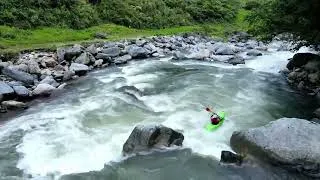 Thumbnail: Cheese House QUIJOS river , entrance rapid made in Ecuador 2023 @low flow .