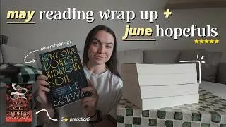 Thumbnail: May Reading Wrap Up & June TBR/Hopefuls 💙📖