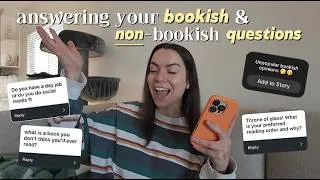Thumbnail: Answering all of your bookish & non-bookish questions | Q&A 📖❣️