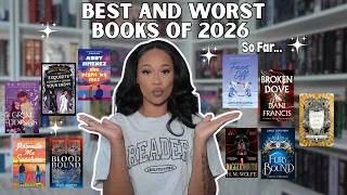 Thumbnail: Best and worst books of 2026...so far✨📚 Mid year book freak out tag!