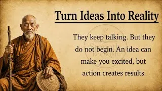 Thumbnail: Turn Ideas Into Reality | Stop Talking, Start Taking Action | Motivational English | Graded Reader |