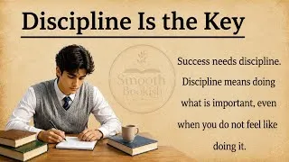 Thumbnail: Discipline Is the Key | Powerful Motivation to Build Self Discipline | Graded Reader | ESL