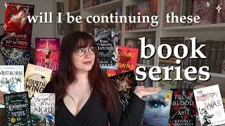 Thumbnail: I am in the middle of 50 + book series! ✨📚 will I be continuing all of these?