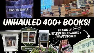Thumbnail: Why I Unhauled 400+ Books | Donating to Little Free Libraries and Thrift Stores
