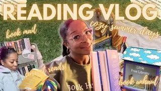 Thumbnail: ✨cozy summer VLOG☀️📚 spend a few days with me, current reads, LFL drop off & more!🥗
