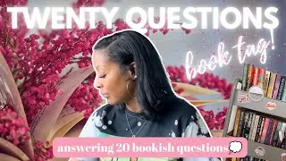 Thumbnail: ✨let’s talk BOOKS!! 📚20 QUESTIONS book tag!📖 🎀