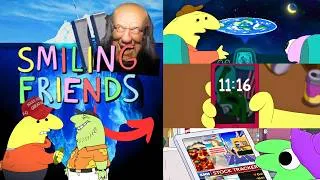 Thumbnail: Obscure Smiling Friends Lore Iceberg Explained