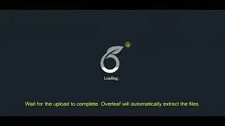 Thumbnail: How do I upload a LaTeX project folder (.zip) to Overleaf?