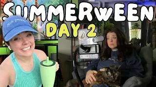 Thumbnail: summerween day two 🎃 a thriller makes me CRY?!
