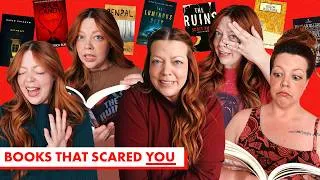 Thumbnail: I asked for books that SCARE you 😱 summerween reading vlog