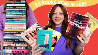 Thumbnail: June Reading Round-up!! ☀️