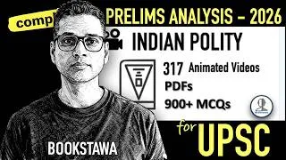 Thumbnail: Bookstawa vs Polity UPSC Prelims 2026