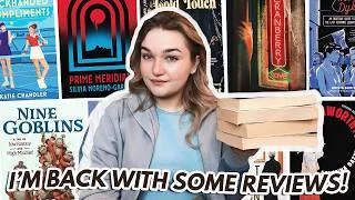 Thumbnail: Angsty sapphic romances, interesting non-fiction & cozy fantasy novellas // RECENT READS
