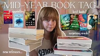 Thumbnail: Mid-Year Book Tag!📖⭐️