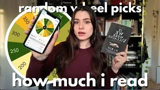 Thumbnail: letting a RANDOM WHEEL decide how many pages I read 😳📖 reading challenge