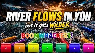 Thumbnail: River Flows in You but it gets PROGRESSIVELY WILDER | BOOMWHACKERS