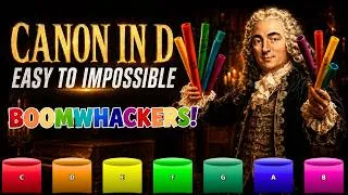 Thumbnail: Pachelbel - Canon in D but it gets PROGRESSIVELY HARDER (Easy to IMPOSSIBLE)