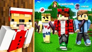 Thumbnail: I Snuck Into a YOUTUBER ONLY Minecraft Server