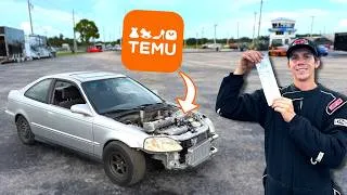 Thumbnail: My Temu Built Turbo Civic Hits The Drag Strip!