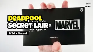 Thumbnail: Deadpool is here! MTG x Marvel Secret Lair Deadpool Drop Series unboxing #mtg #opening #asmr