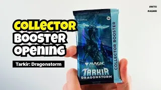 Thumbnail: Dragons! MTG Tarkir: Dragonstorm Collector Boosterpack opening! #mtg #unboxing #asmr