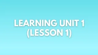 Thumbnail: Analytical Techniques 1A Learning Unit 1: Lesson 1
