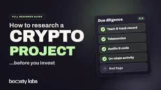Thumbnail: How to Research a Crypto Project Before Investing: Full Beginner Guide