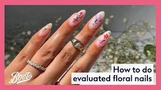 Thumbnail: How to do Evaluated Floral Nails | Nail tutorial | Boots beauty | Boots UK